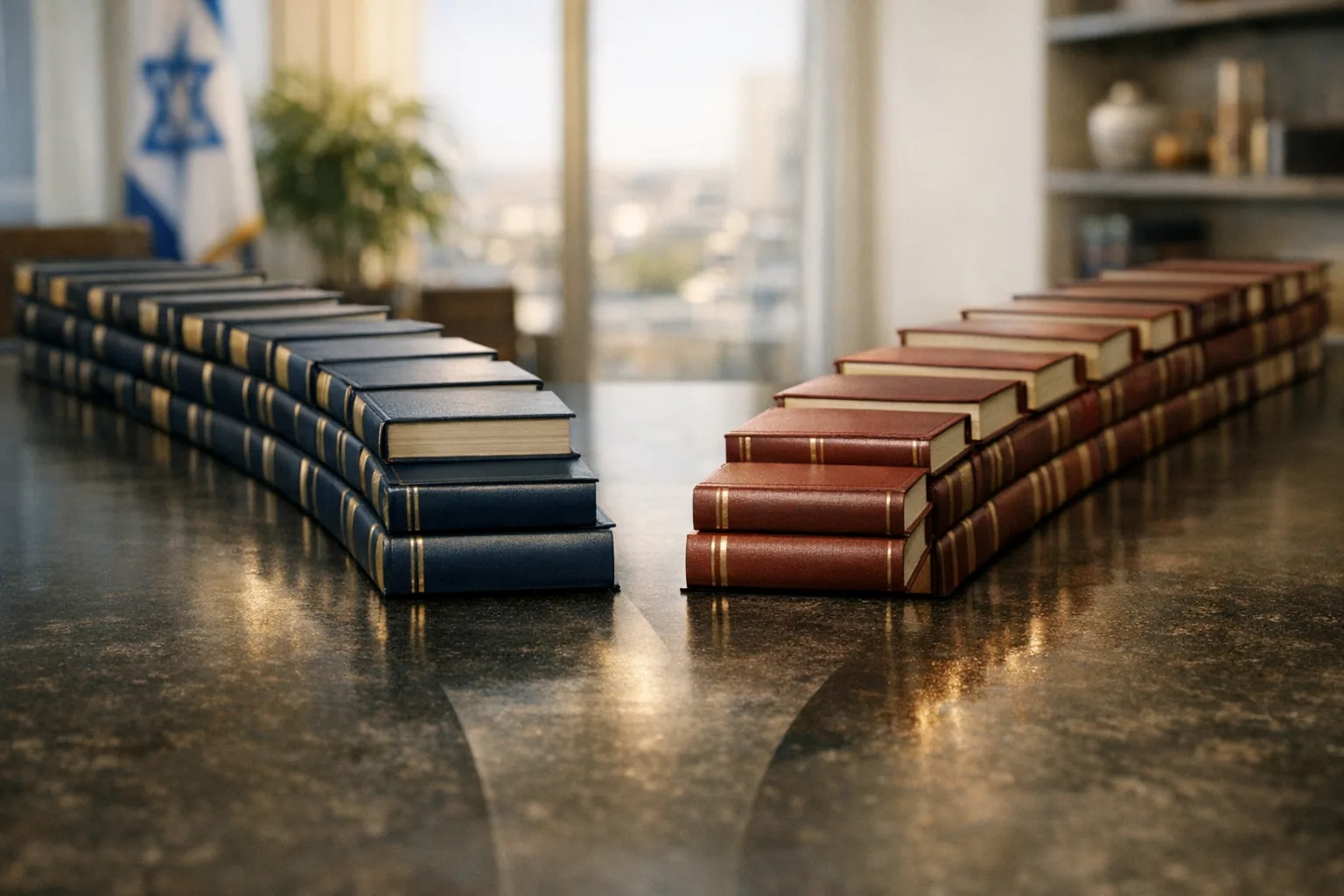 שני נתיבים מתפצלים - השוואה משפטית