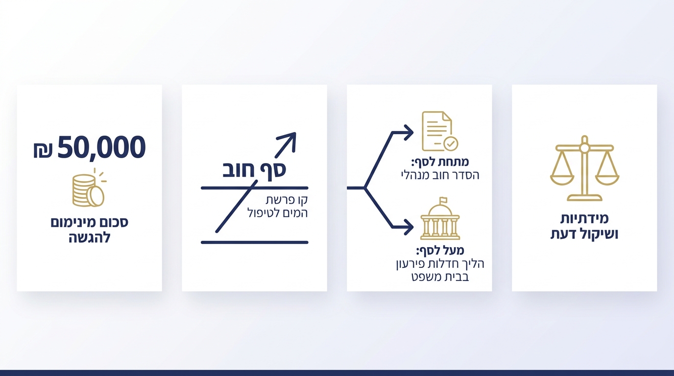 מי זכאי לחדלות פירעון ומהם תנאי כניסה להליך 9 סף החוב לחדלות פירעון וכמה צריך כדי להגיש בקשה