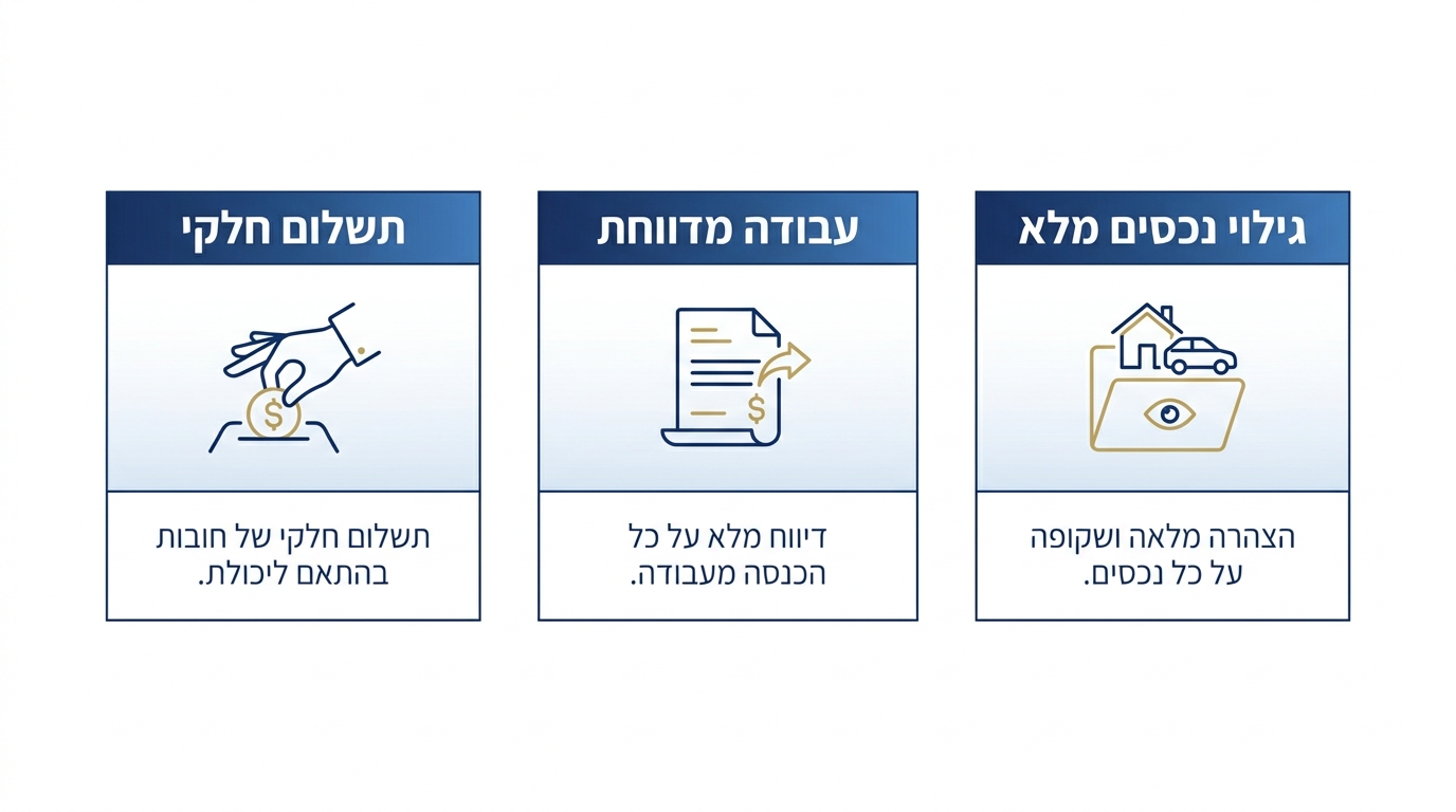 כל מה שחשוב לדעת על מזונות בחדלות פירעון 3 בחינת תום הלב של חייב מזונות המבקש הקלה